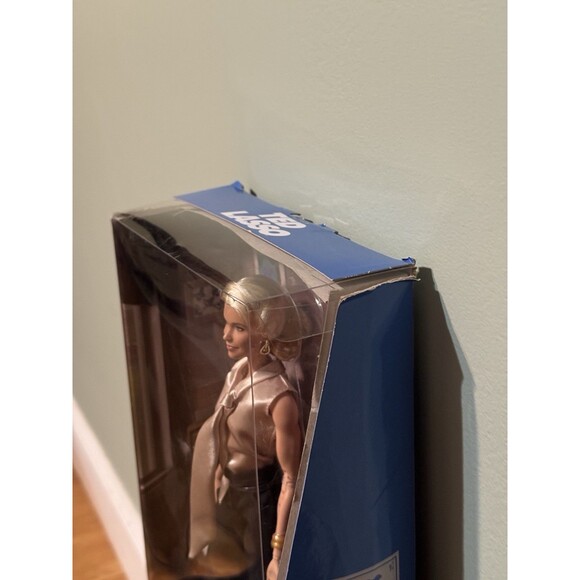 Barbie Signature Fashion Doll, Rebecca from Ted Lasso in Blouse & Slacks - Read - Picture 2 of 6